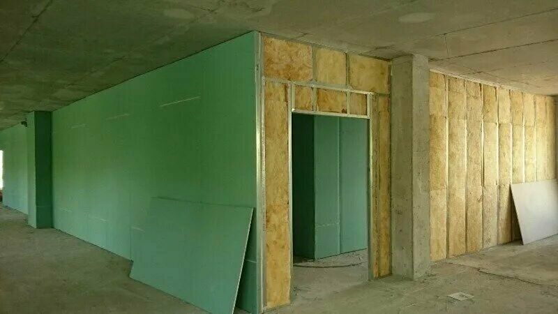 Шумоизоляция межкомнатных перегородок из гипсокартона